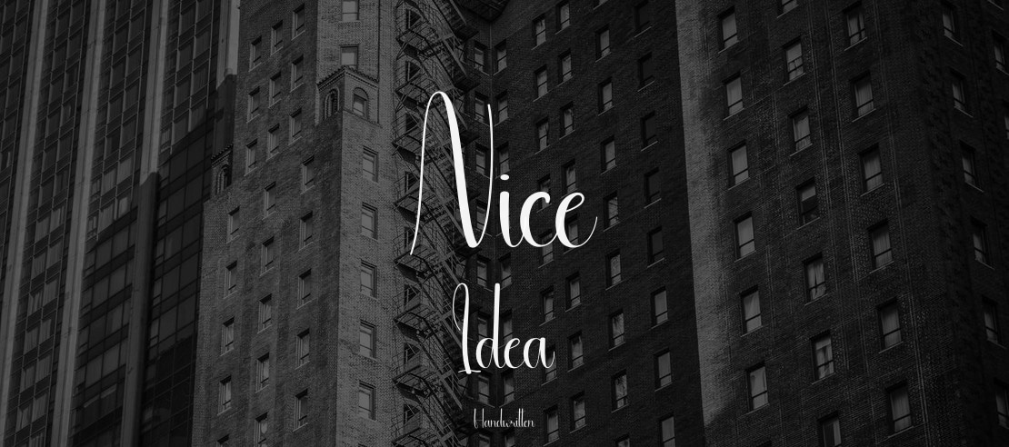 Nice Idea Font