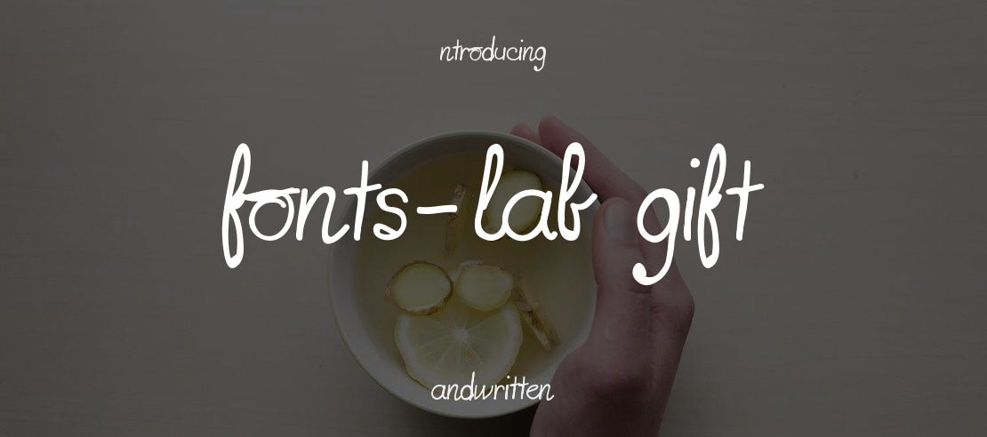 fonts-lab gift Font