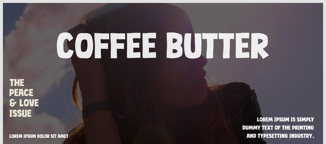 Coffee Butter Font