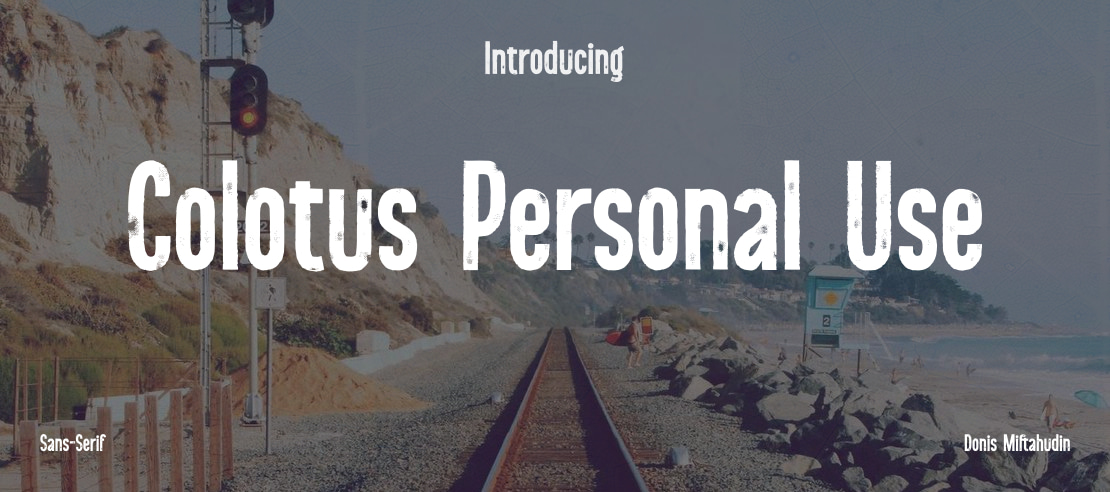 Colotus Personal Use Font