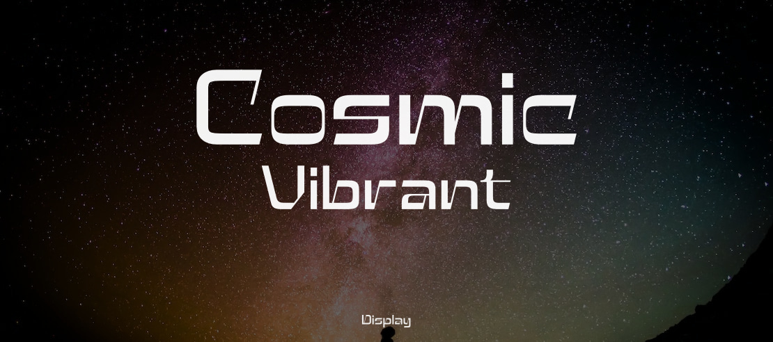 Cosmic Vibrant Font