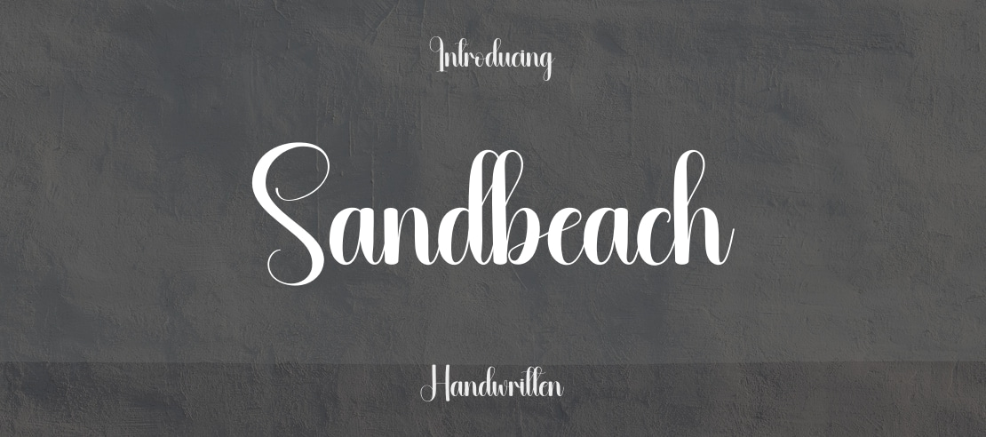 Sandbeach Font