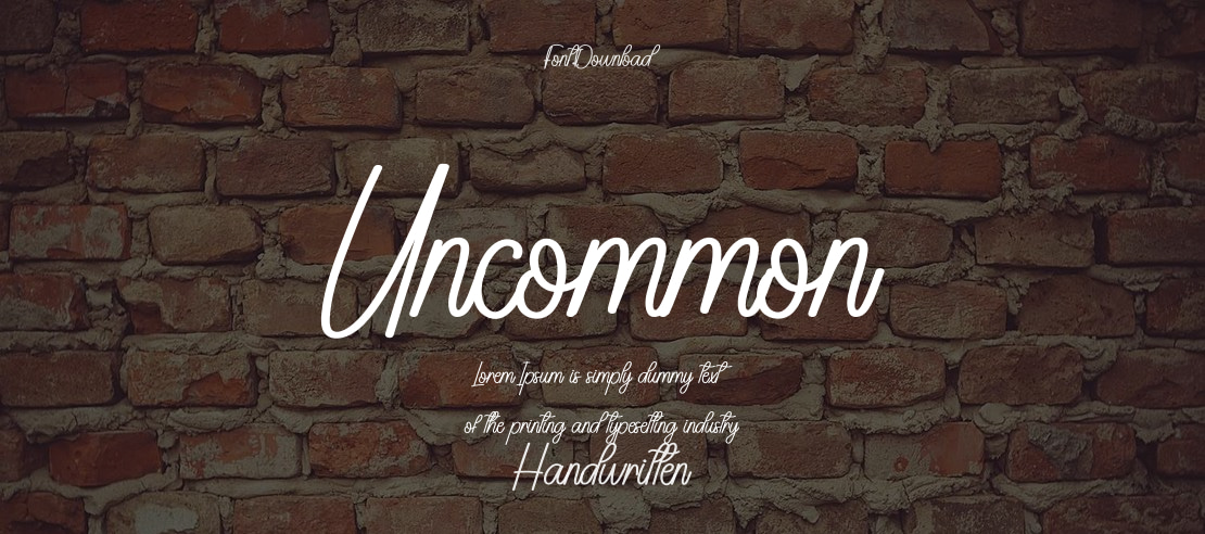 Uncommon Font