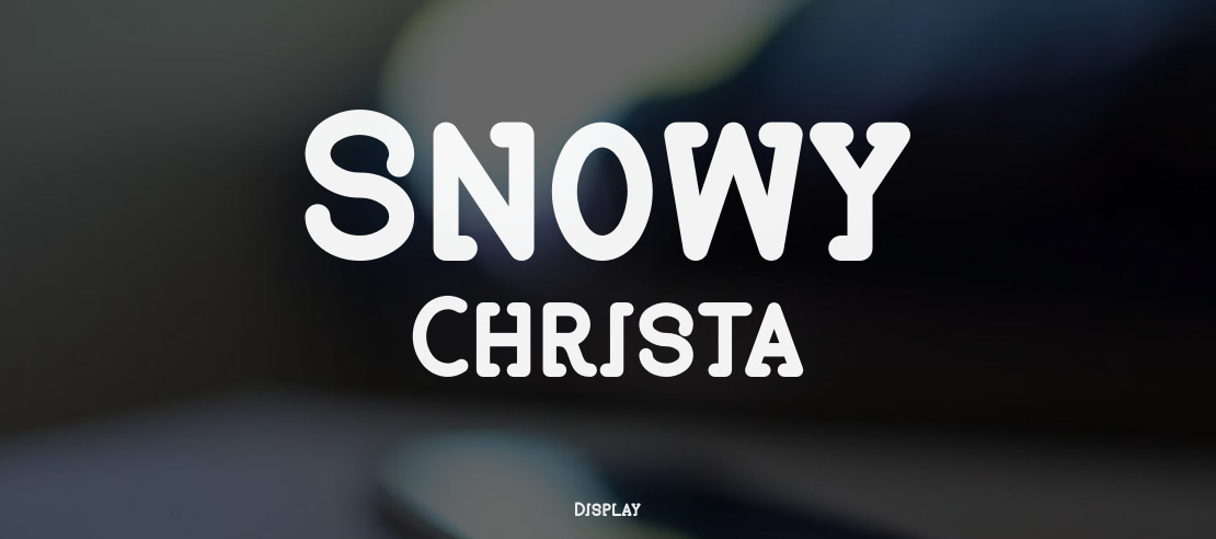 Snowy Christa Font