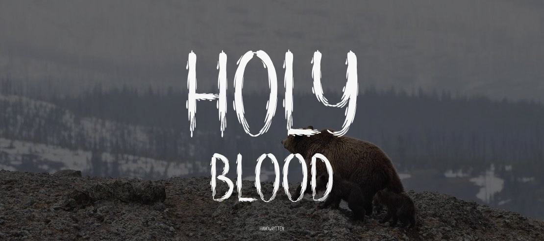 Holy Blood Font