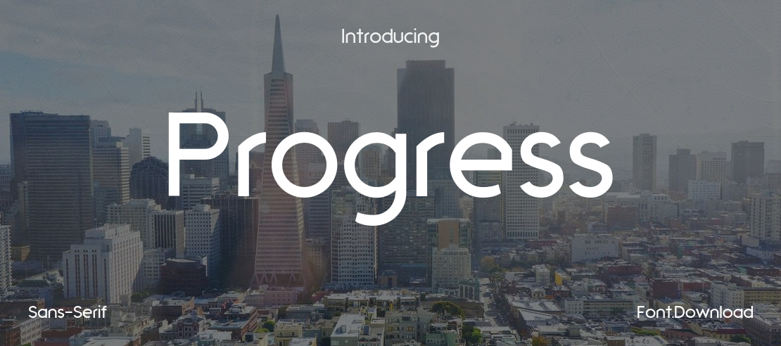 Progress Font