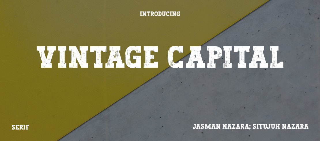 Vintage Capital Font