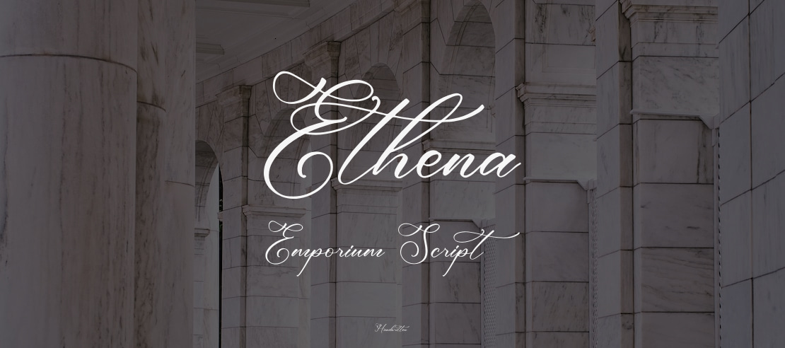 Ethena Emporium Script Font Family