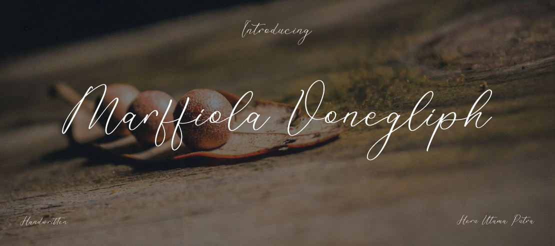 Marffiola Vonegliph Font Family