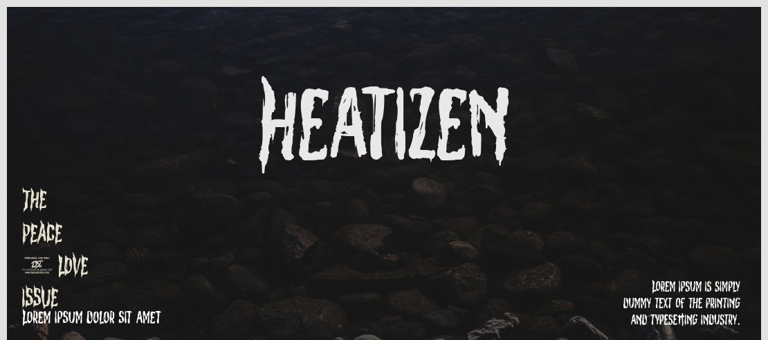 Heatizen Font
