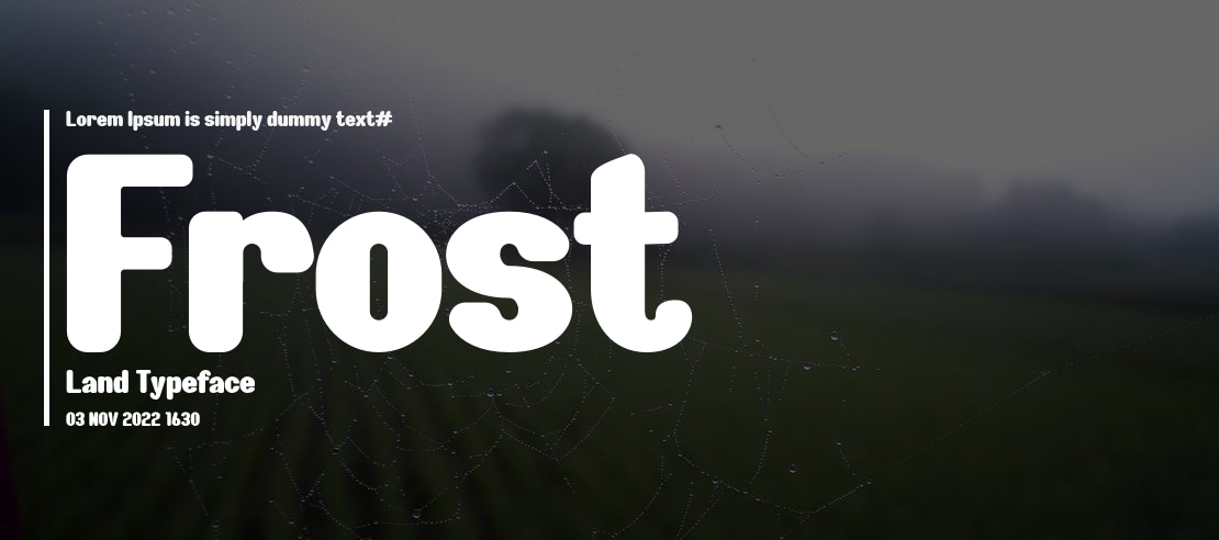 Frost Land Font