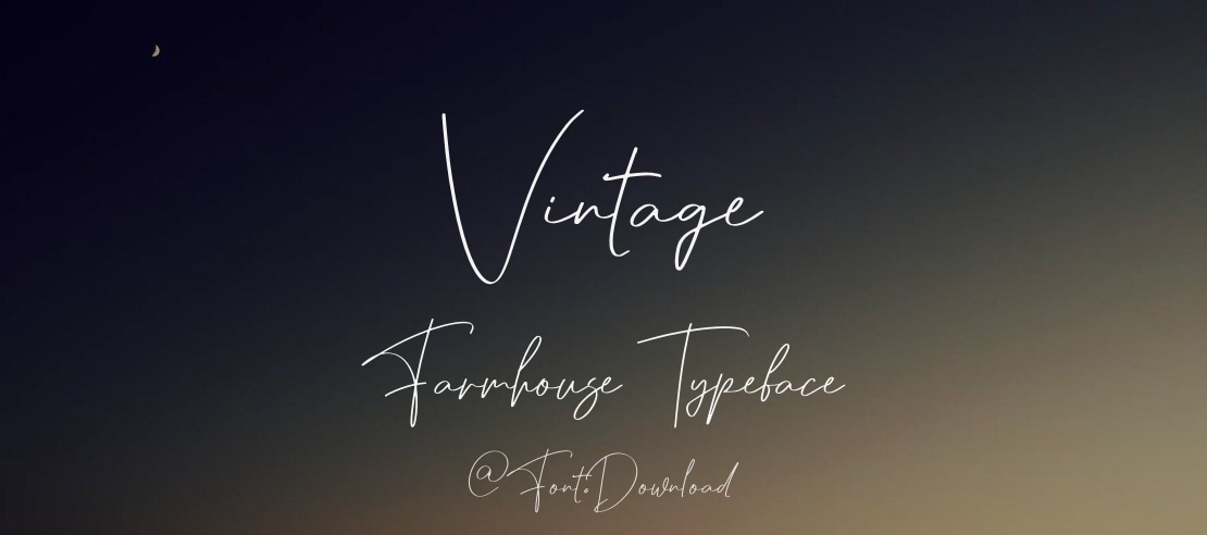 Vintage Farmhouse Font