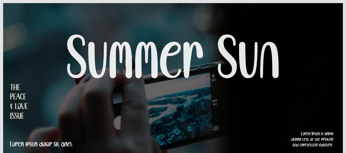 Summer Sun Font