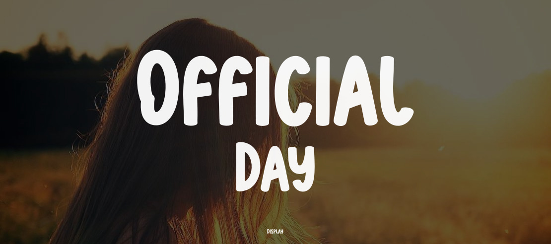 Official Day Font