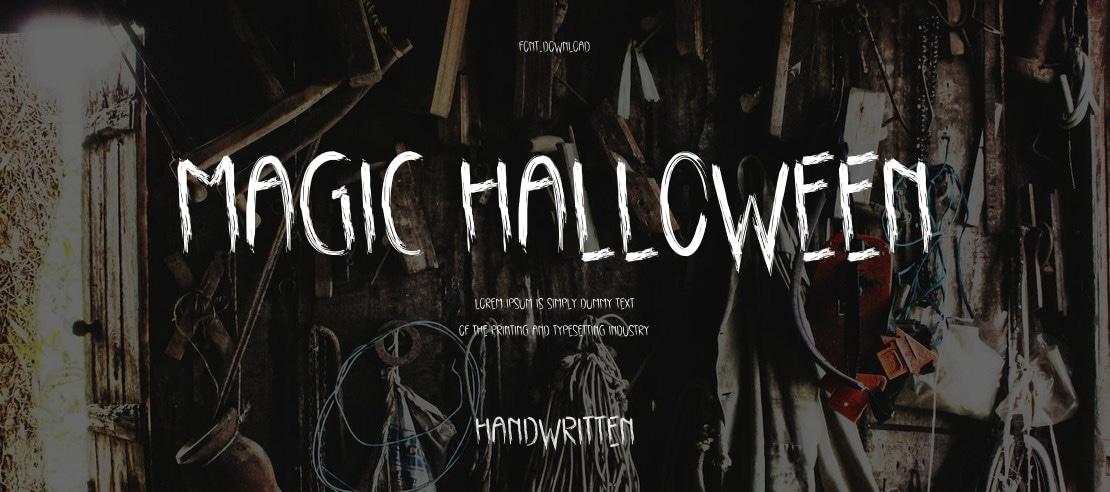 Magic Halloween Font