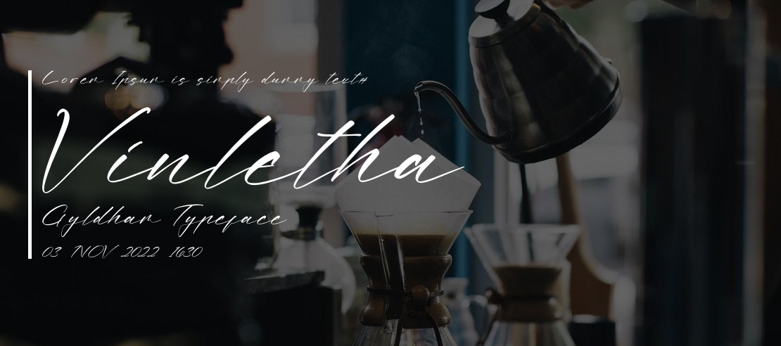 Vinletha Gyldham Font Family