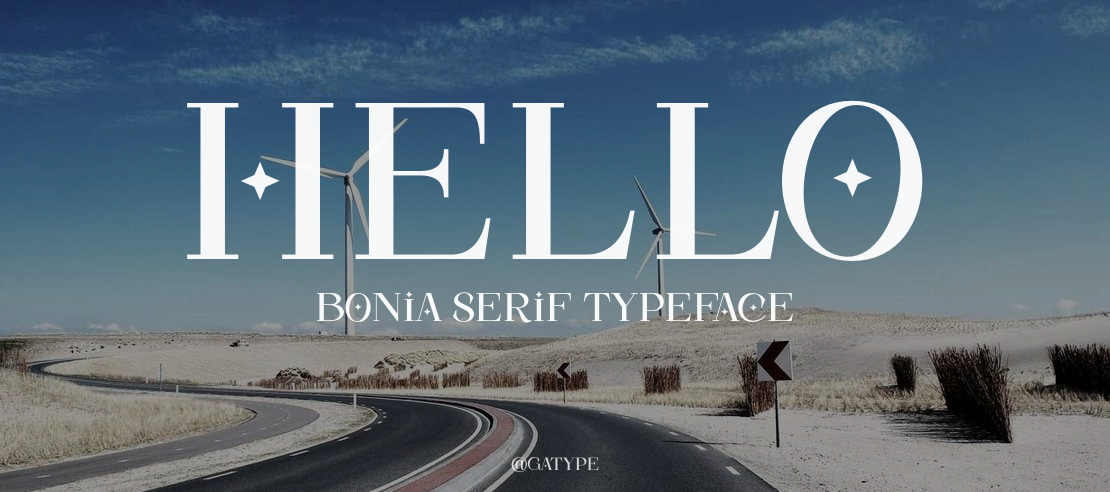 Hello Bonia Serif Font Family