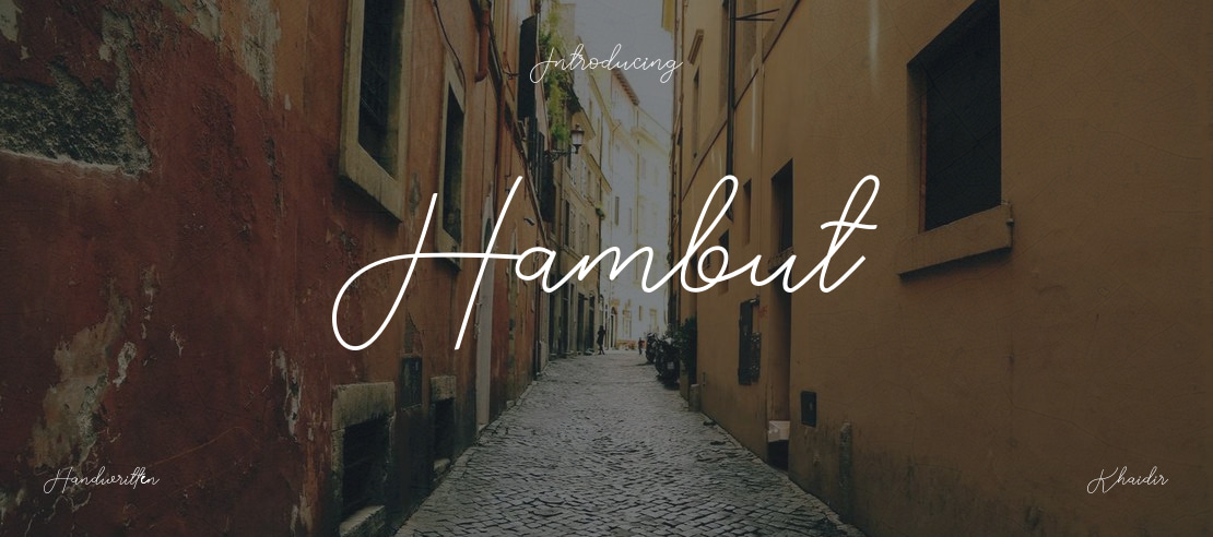 Hambut Font