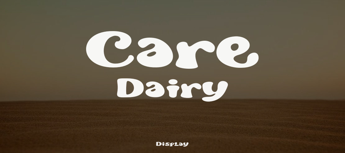 Care Dairy Font