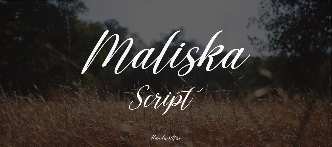 Maliska Script Font