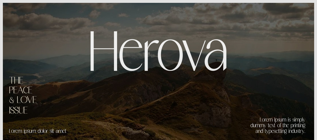 Herova Font Family