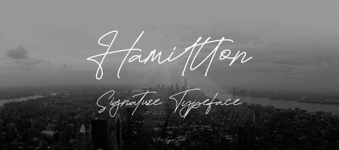 Hamiltton Signature Font