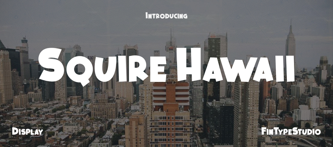 Squire Hawaii Font