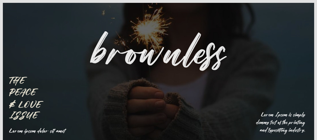 brownless Font
