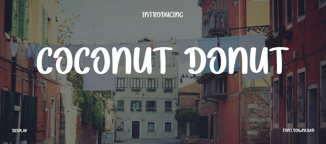 Coconut Donut Font