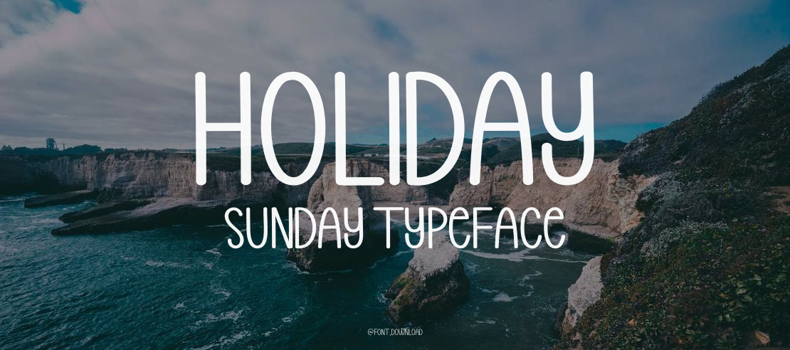 Holiday Sunday Font