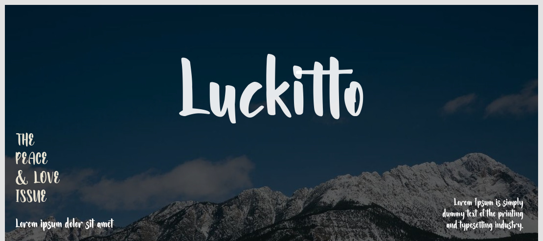 Luckitto Font