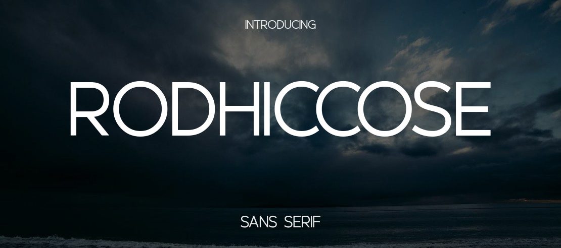 Rodhiccose Font Family