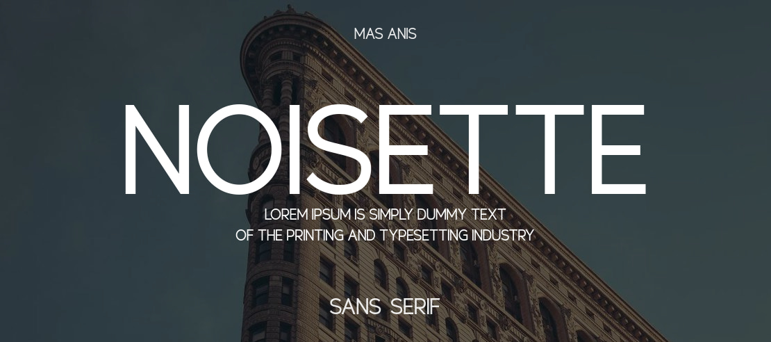 Noisette Font Family