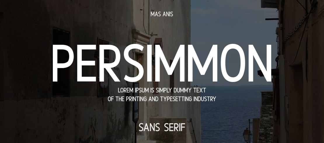Persimmon Font Family