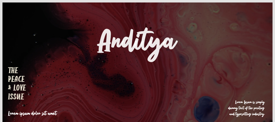 Anditya Font