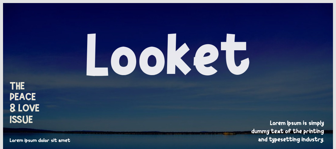 Looket Font Family