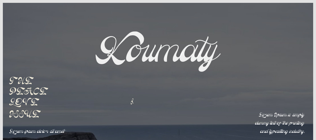 Koumaty Font