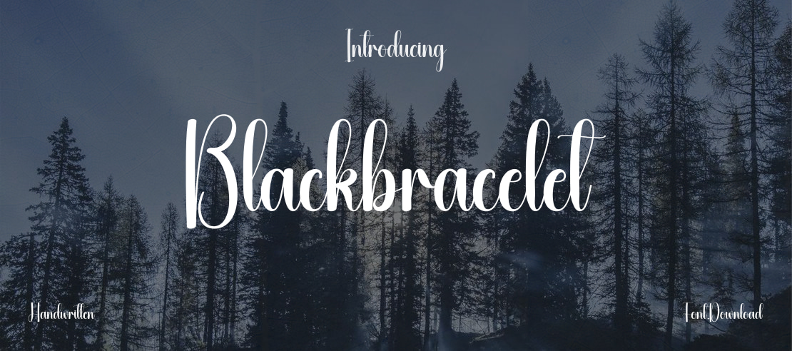 Blackbracelet Font Family