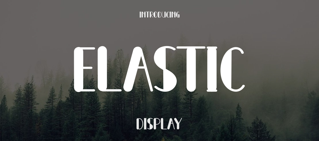 Elastic Font