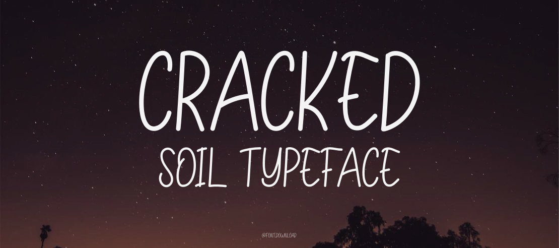 Cracked Soil Font