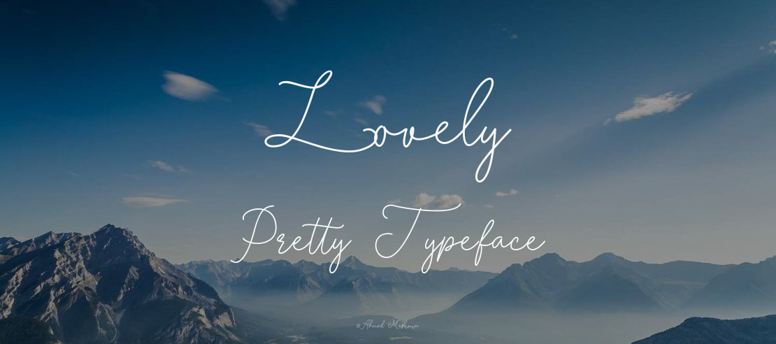 Lovely Pretty Font