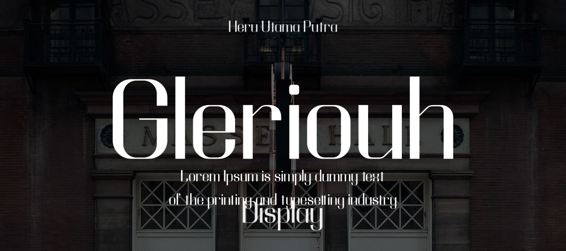 Gleriouh Font