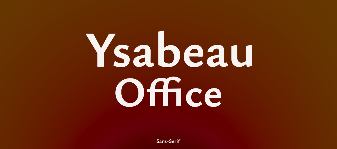 Ysabeau Office Font Family