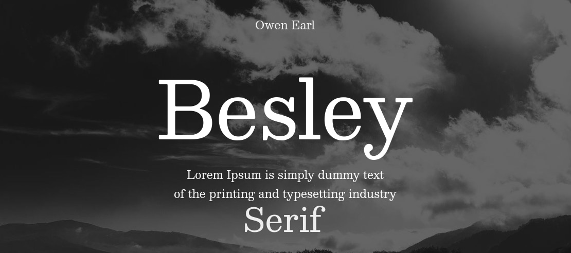 Besley Font Family