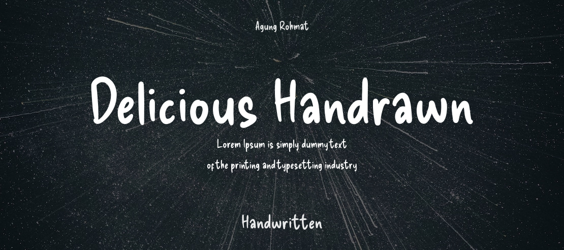 Delicious Handrawn Font