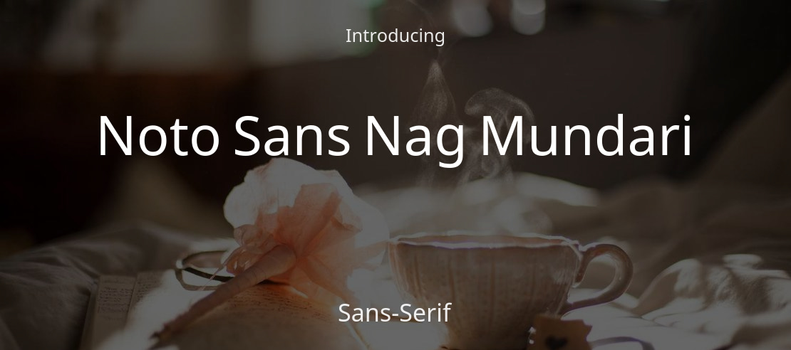 Noto Sans Nag Mundari Font