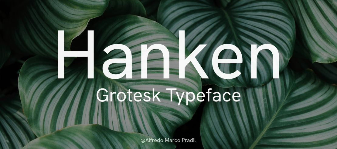 Hanken Grotesk Font Family