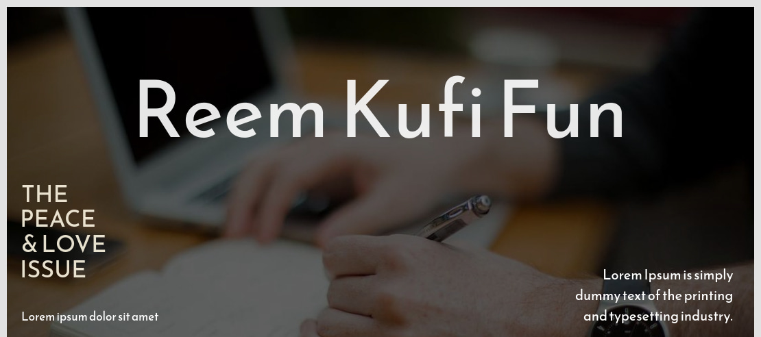 Reem Kufi Fun Font