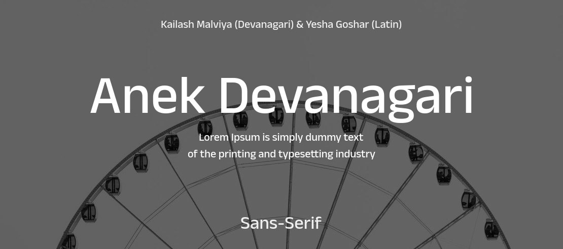 Anek Devanagari Font