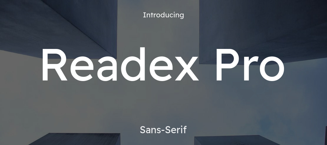 Readex Pro Font